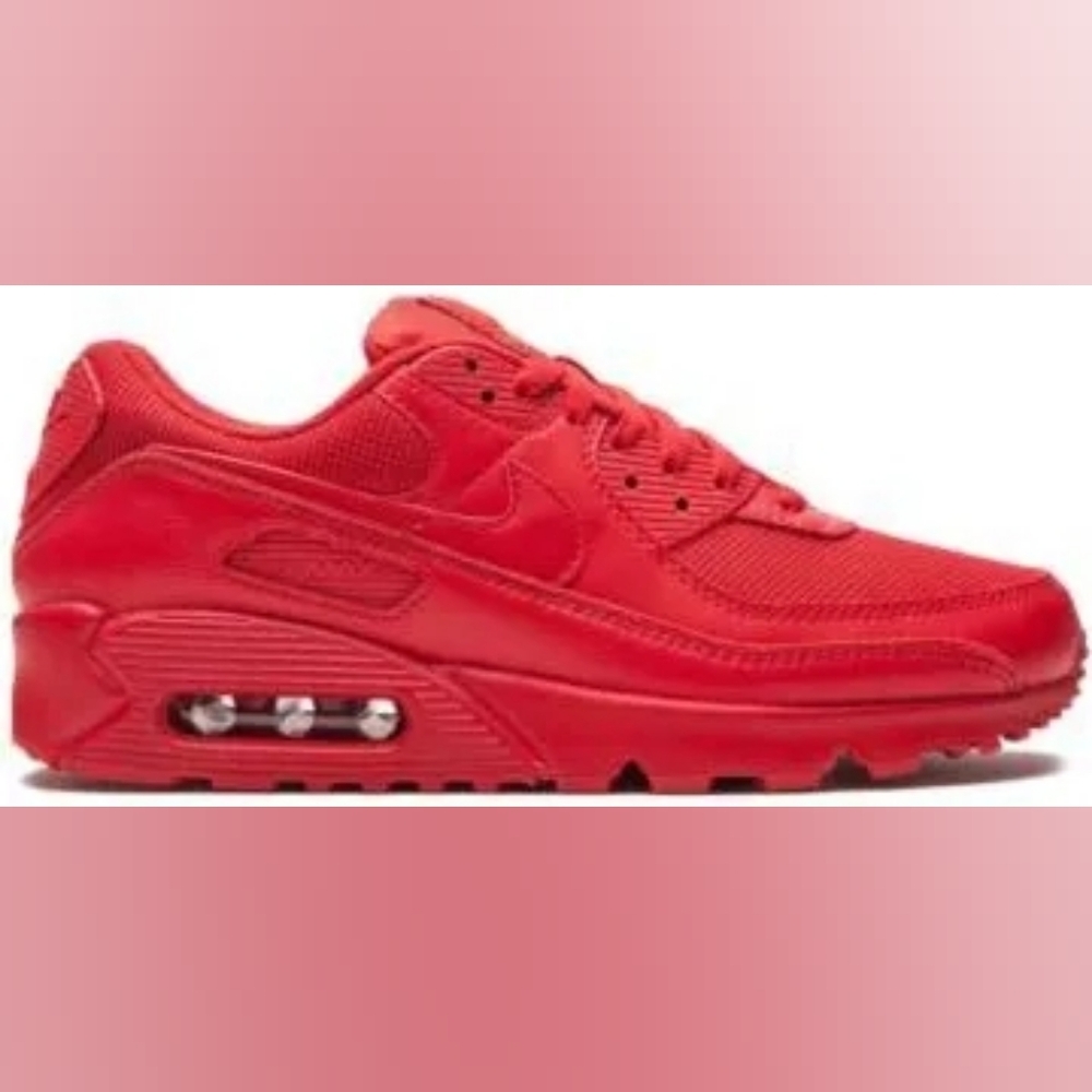 Men's Nike Air Max 90 Triple Red Sneakers